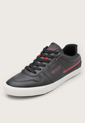 Tenis Lifestyle Negro-Blanco-Rojo Royal County of Berkshire Polo Club