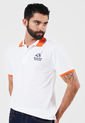Camiseta Polo Blanco-Naranja-Azul Royal County of Berkshire Polo Club de Royal County Of Berkshire Polo Club