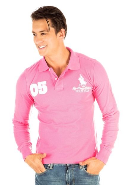 Camiseta Polo Royal County Of Berkshire Polo Club Rosado