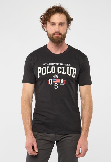 Camiseta Negro-Blanco Royal County Of Berkshire Polo Club