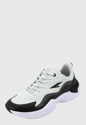 Tenis Lifestyle Blanco-Gris-Negro RS21
