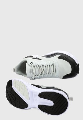 Tenis Lifestyle Blanco-Gris-Negro RS21