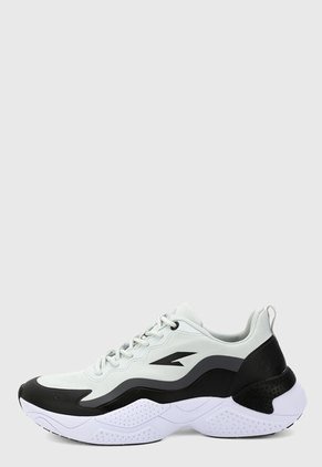 Tenis Lifestyle Blanco-Gris-Negro RS21