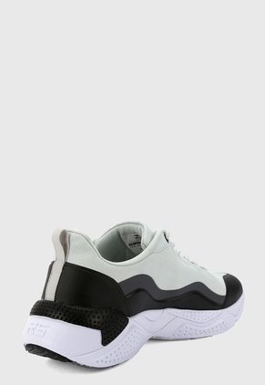 Tenis Lifestyle Blanco-Gris-Negro RS21