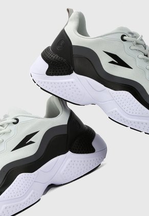 Tenis Lifestyle Blanco-Gris-Negro RS21