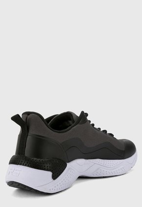 Tenis Lifestyle Gris-Negro-Blanco RS21