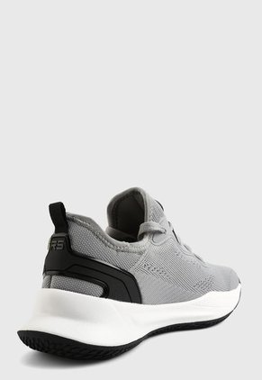 Tenis Running Gris-Negro-Blanco RS21 Utility