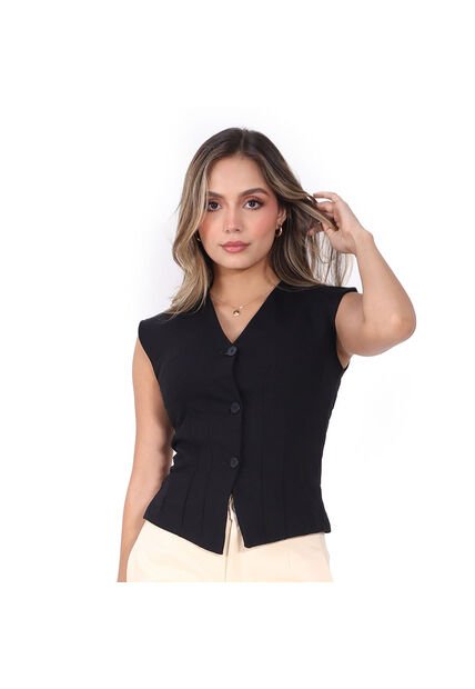BLUSA RUA MILLER MUJER 24549 NEGRO Talla XL