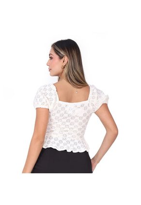 BLUSA RUA MILLER MUJER 24582 IVORY Talla L