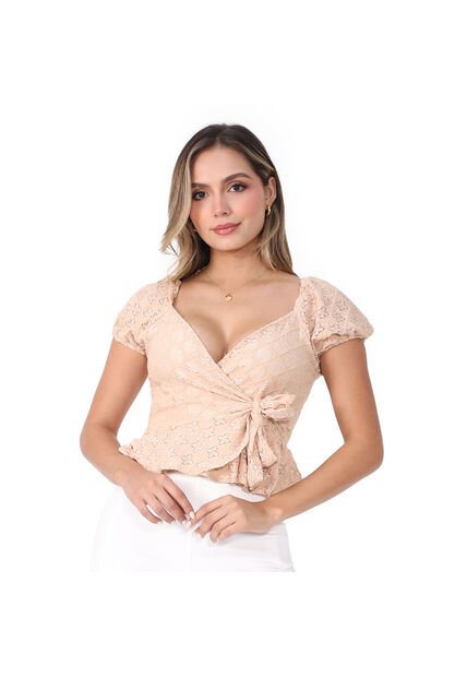 BLUSA RUA MILLER MUJER 24582 NUDE Talla XL