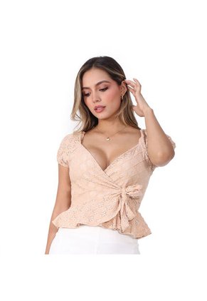 BLUSA RUA MILLER MUJER 24582 NUDE Talla M