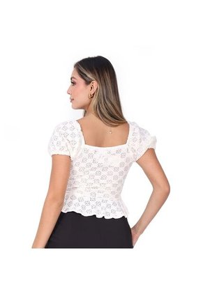 BLUSA RUA MILLER MUJER 24582 IVORY Talla M