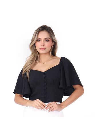BLUSA RUA MILLER MUJER 24577 NEGRO Talla L Rua Miller