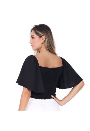 BLUSA RUA MILLER MUJER 24577 NEGRO Talla L