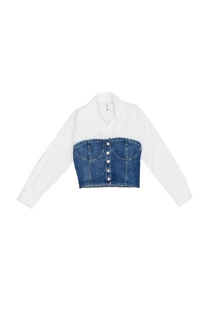 BLUSA RUA MILLER MUJER 23872 AZUL DENIM Talla M