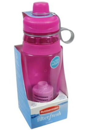 Botella Agua Deportiva Rosado Rubbermaid