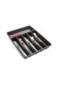 Organizador De Cubiertos Antideslizante Negro Rubbermaid de Rubbermaid