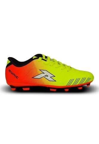 Guayos Runic Terrox Tpu Para Hombre-Verde/Naranja Runic