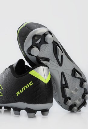 Guayo Plateado-Negro-Verde Neon Runic