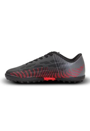 Guayos Runic Faster Turf Para Hombre-Negro/Rojo