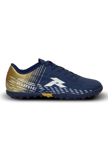 Guayos Runic Faster Turf Para Hombre-Azul/Dorado
