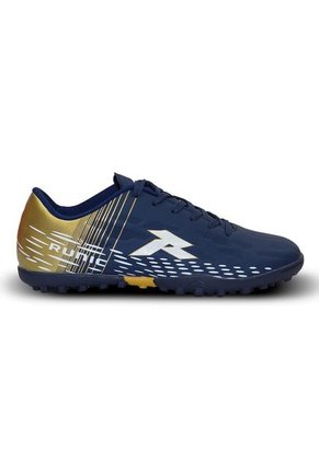 Guayos Runic Faster Turf Para Hombre-Azul/Dorado