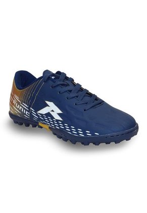 Guayos Runic Faster Turf Para Hombre-Azul/Dorado