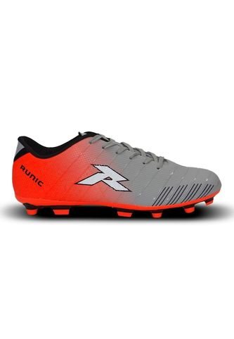 Guayos Runic Terrox Tpu Para Hombre-Gris/Naranja Runic