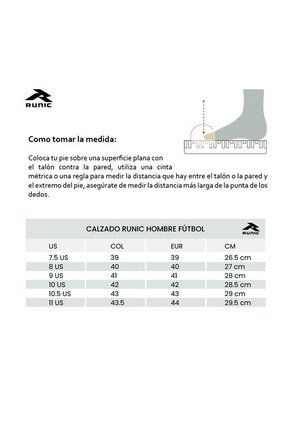 Guayos Runic Terrox Tpu Para Hombre-Gris/Naranja