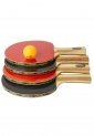 Set de Ping Pong 4 Raquetas 3 Bolas y Parales Runic de Runic