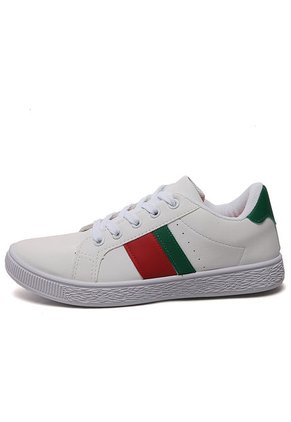 Tenis Lifestyle Blanco-Verde-Rojo Runic Street