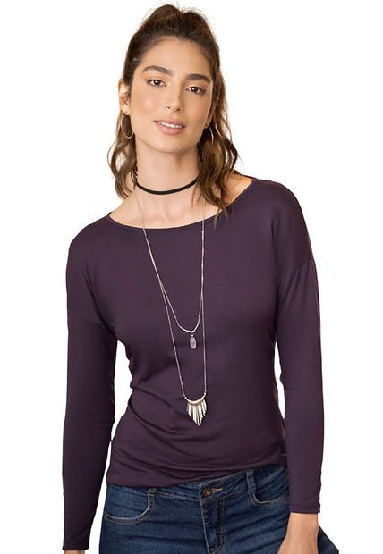 Camiseta Mujer Morado Rutta 77958