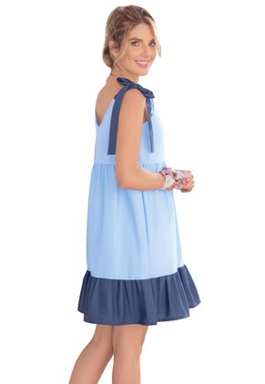Vestido Corto Mujer Azul 91473