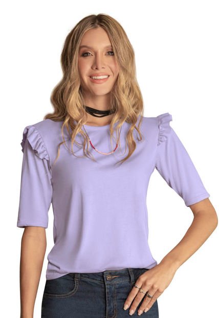 Camiseta Mujer Lila Rutta 88710