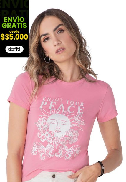 Camiseta Mujer Rosado Rutta 9520