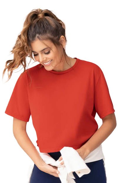 Camiseta Mujer Rojo Rutta 92298