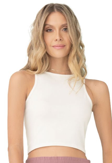 Crop Top Mujer Marfil Rutta 78053