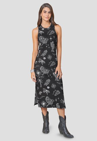 Vestido Largo Mujer Estampado Rutta 106575 Rutta