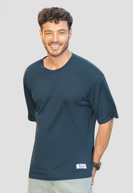 Camiseta Hombre Azul Petroleo Rutta 105957