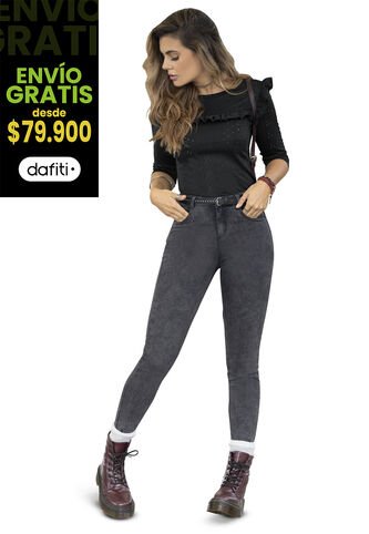Jean Mujer Negro Rutta 78418 Rutta