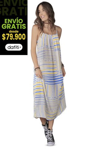 Vestido Largo Estampado Rutta 9756 Rutta