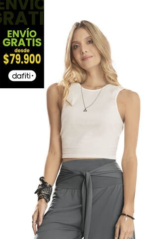 Crop Top Mujer Marfil Rutta 89270 Rutta