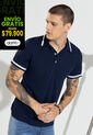 Camiseta Polo Hombre Azul 89617 de Rutta