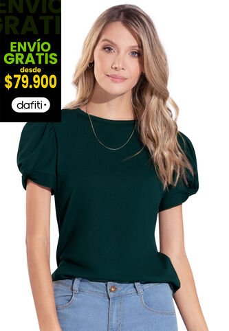 Camiseta Mujer Verde 79579 Rutta