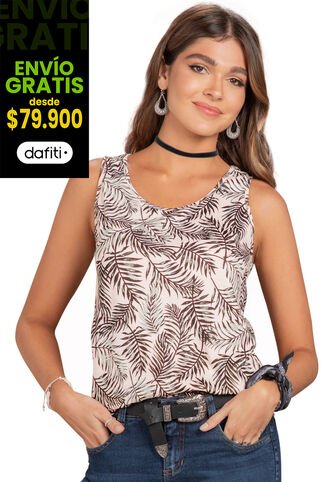Camiseta Paq X2 Mujer Multicolor 77415 Rutta
