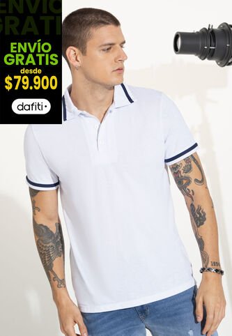 Polo Hombre Blanco 89617 Rutta