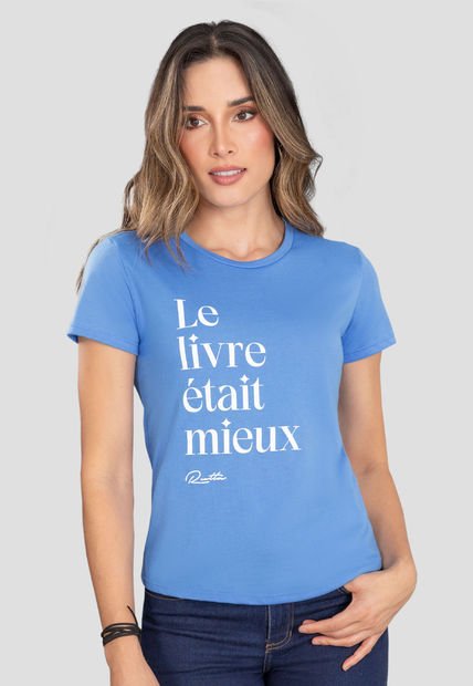 Camiseta Mujer Azul Rutta 105247