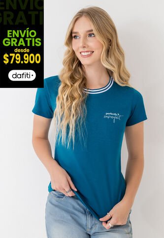 Camiseta Mujer Azul Rutta 103609 Rutta