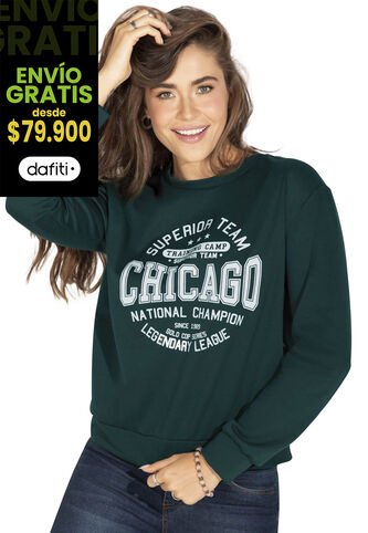 Buzo Mujer Verde Botella Rutta 92707 Rutta