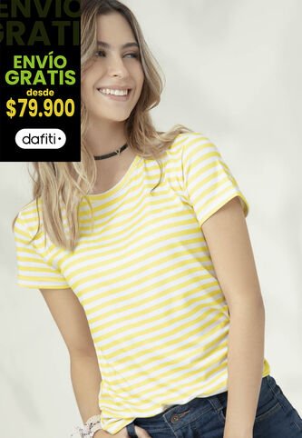 Camiseta Mujer Amarillo Rutta 32852 Rutta